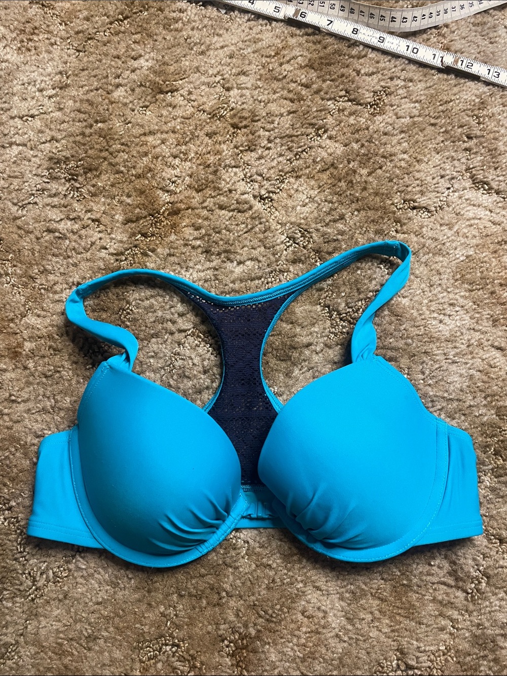 Aerie Blue Bikini Top Size 34C